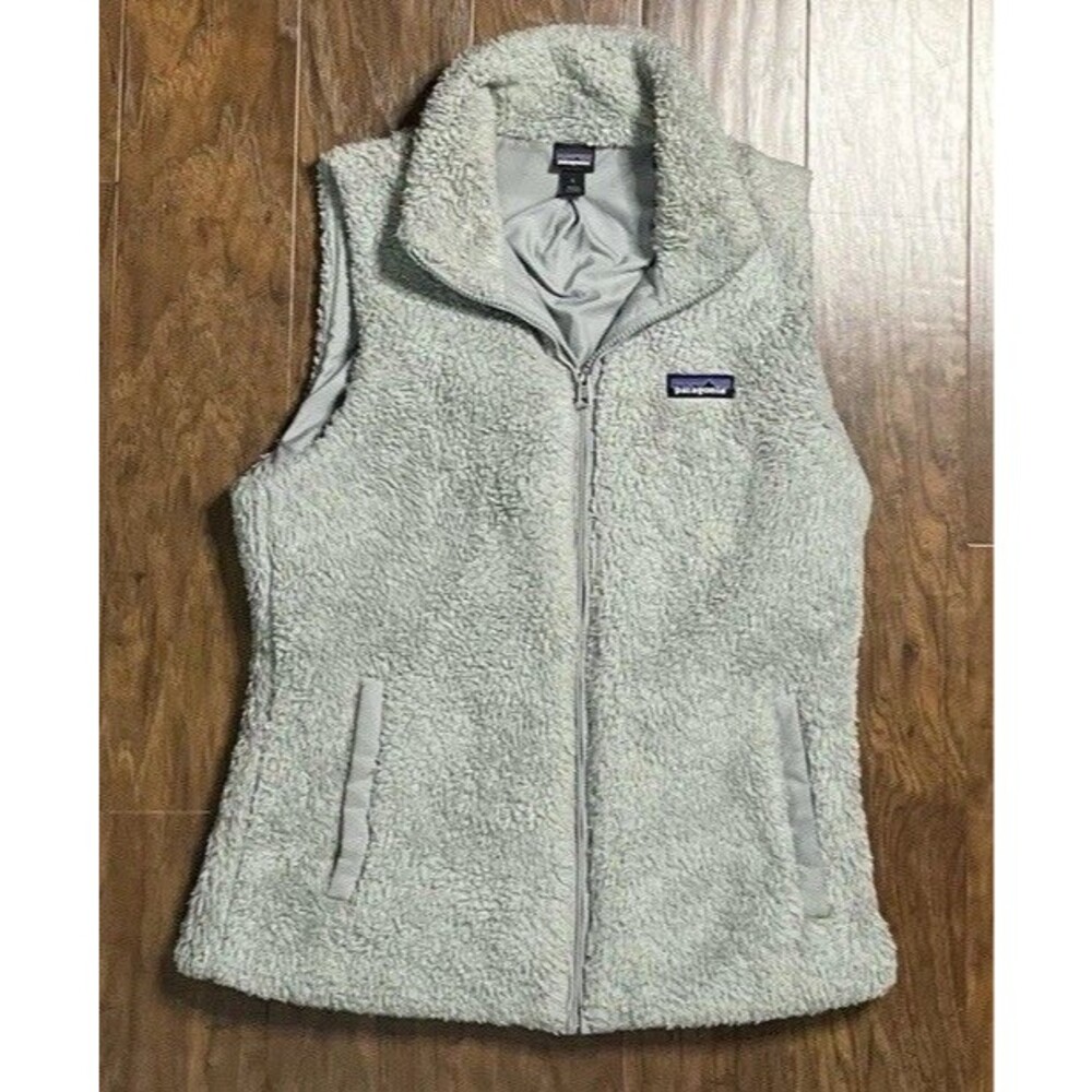 Patagonia Better Sweater Fleece Vest Gray Full Zip Womens L - Picture 7 of 7